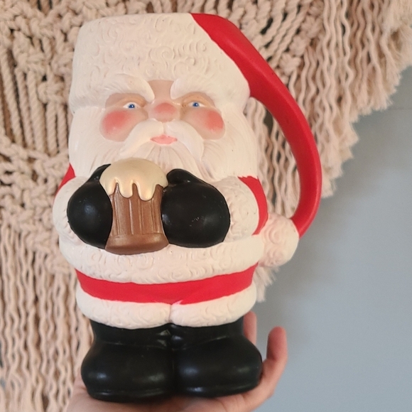 Vintage Other - Vintage Christmas Large Santa Mug